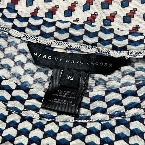 Marc by Marc Jacobs Katinka Lyocell / Wool Jersey Long Sleeve Tee - Picture 4 of 7